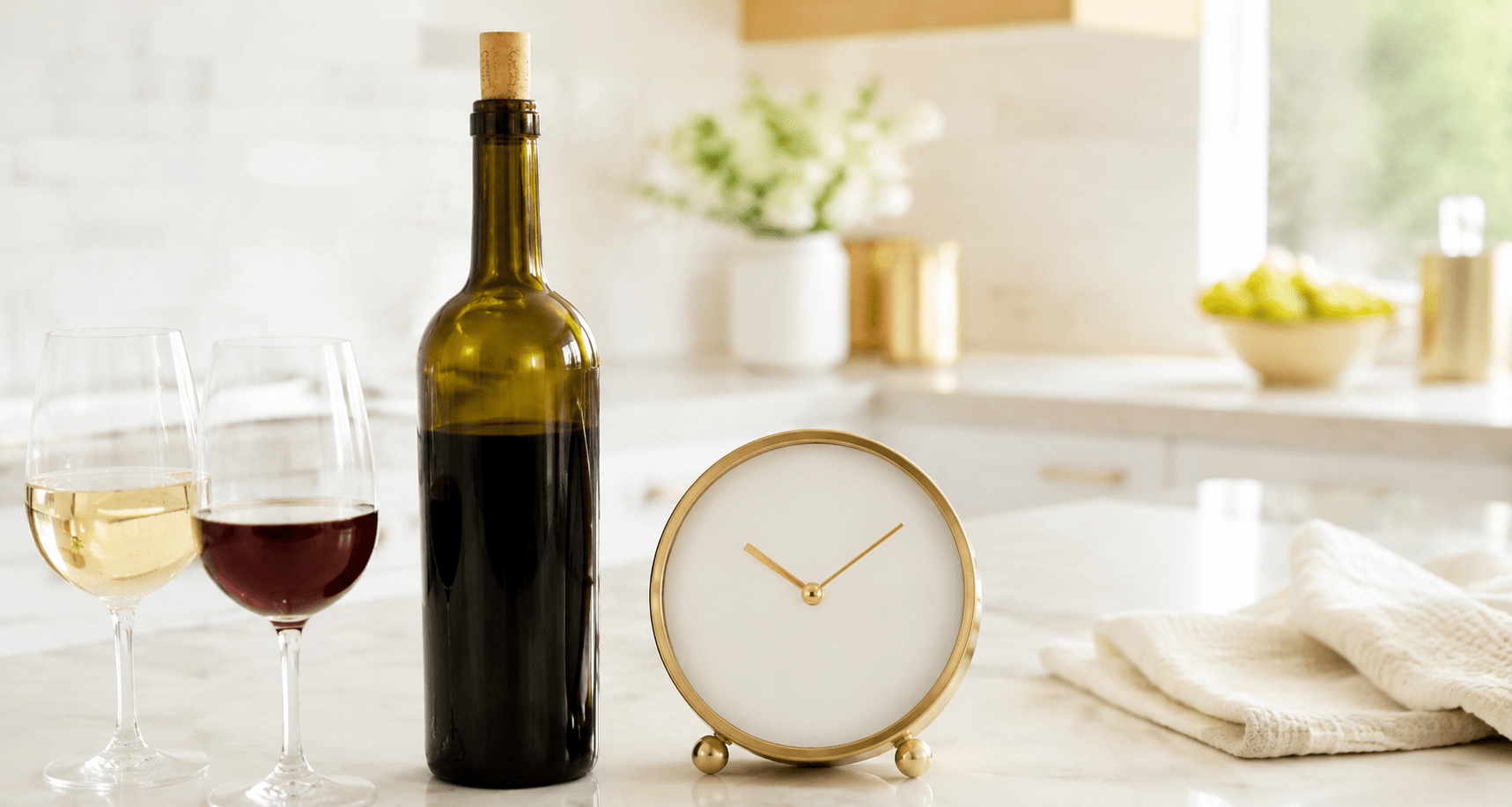 Merlot bottle and glass styled for a beginner guide